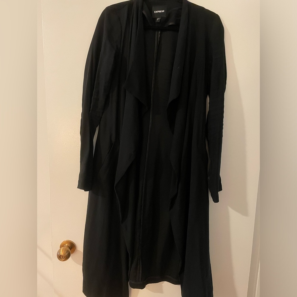 Lightweight Drapey Trench Jacket - image 1